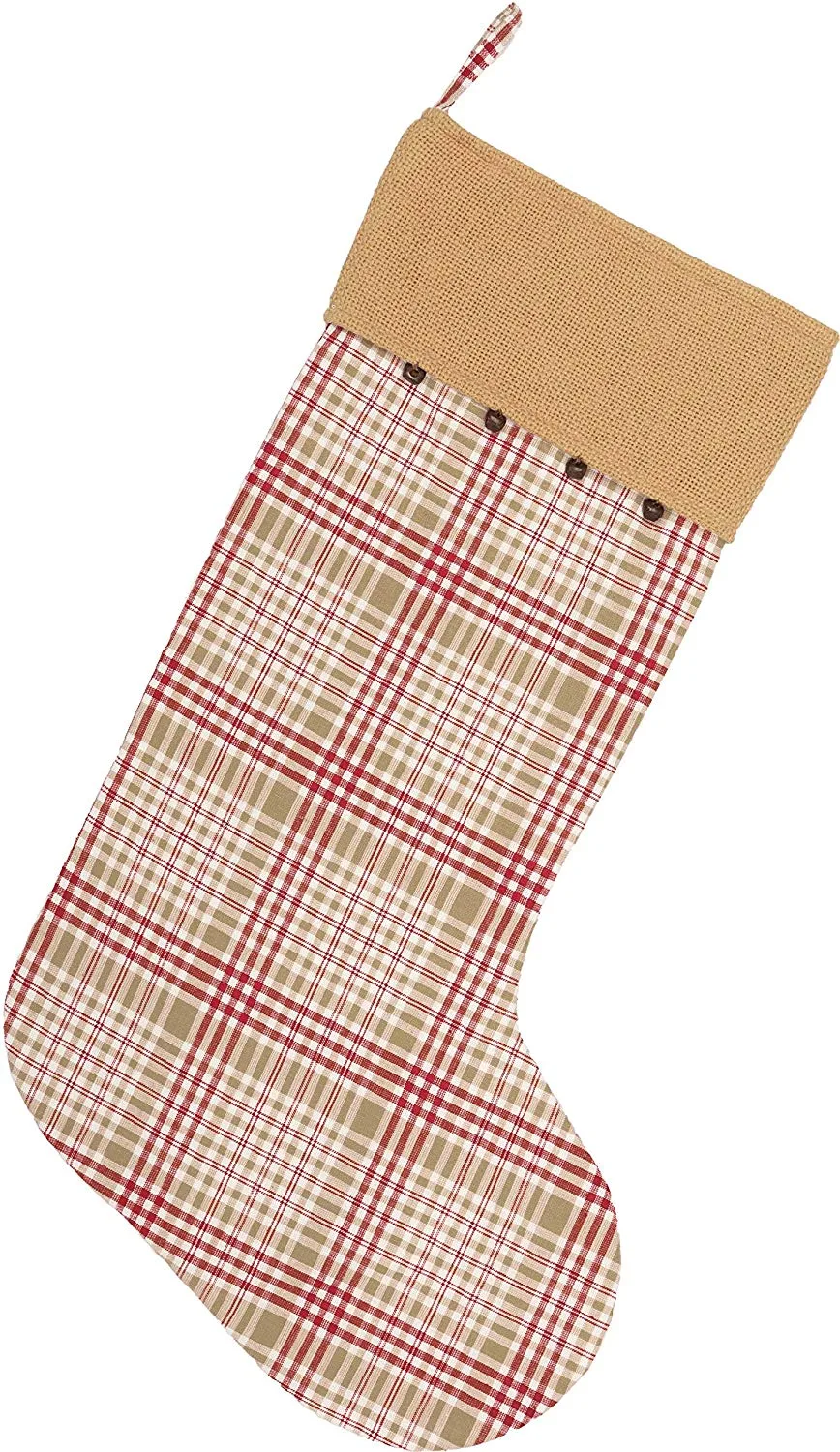 Burlap/Plaid Details